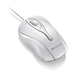 MOUSE ÓPTICO USB MULTILASER MO140 BRANCO - R$ 18,00