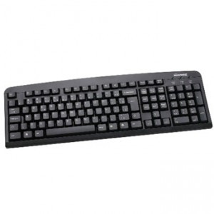 TECLADO USB MAXPRINT 602151 PRETO - R$ 16,00