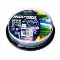 DVD VIRGEM DVD-RWC(REGRAVAVÉL) MAXPRINT 4.7GB TUBO 10 UNIDADES - R$ 40,00